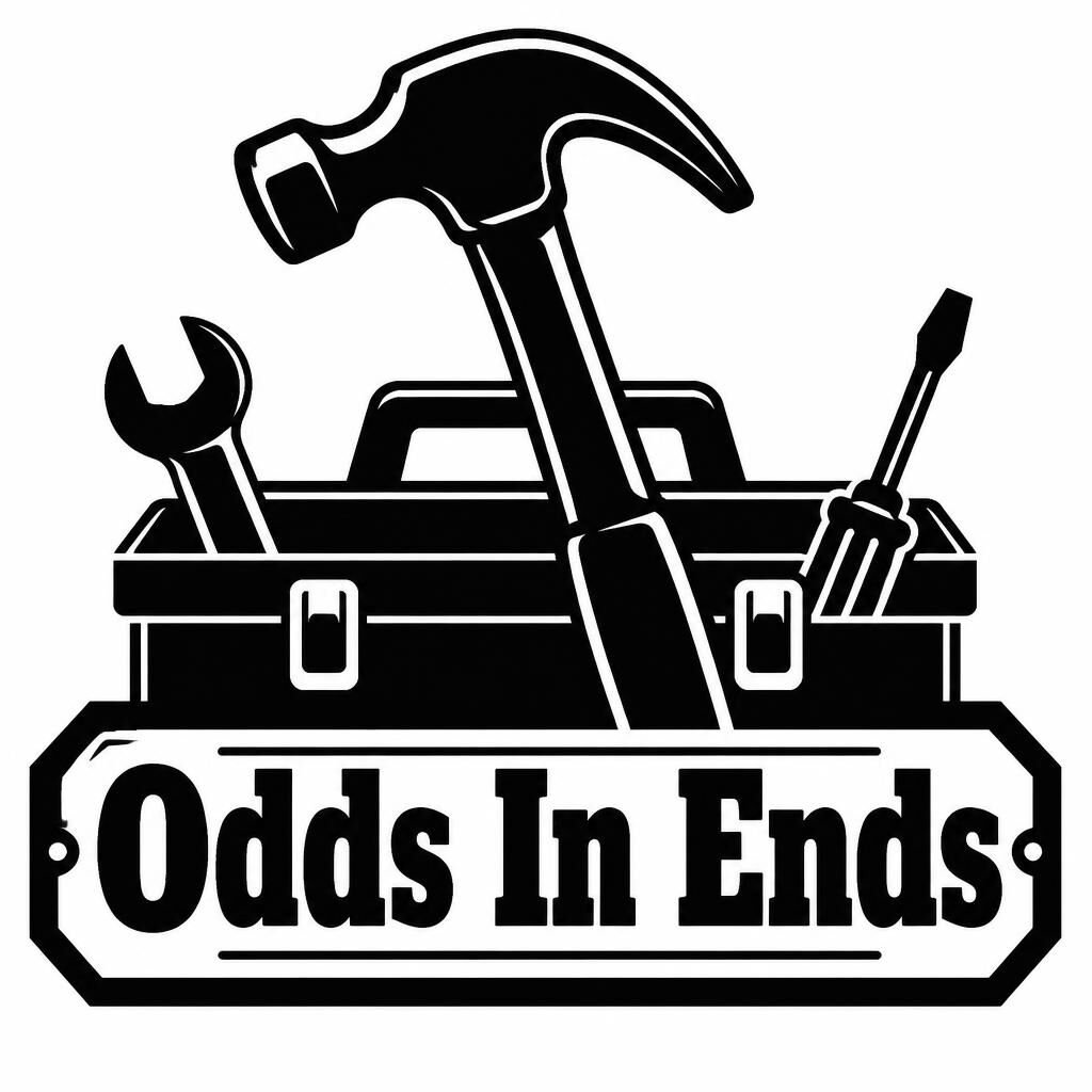 Odds In Ends Concept 6 black-and-white print mark showing a bold hammer above the toolbox emblem.
