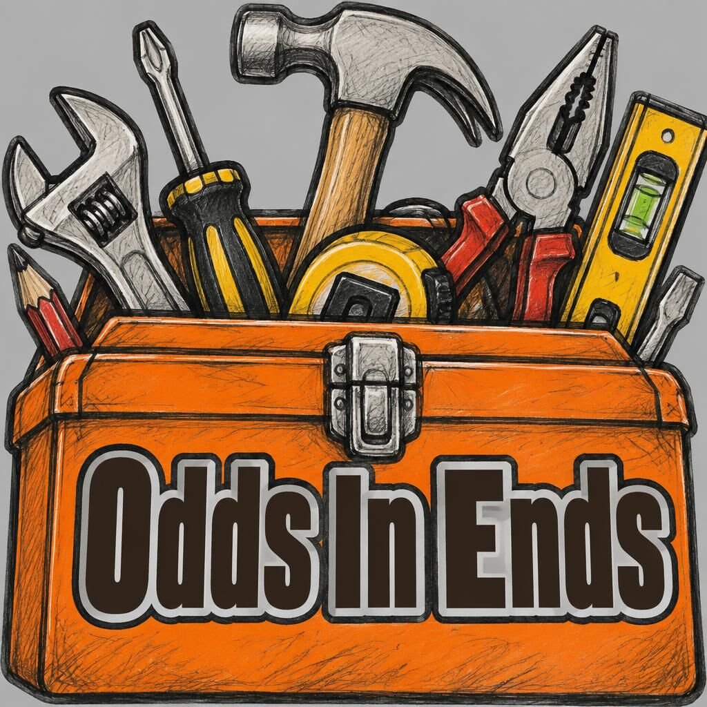 Odds In Ends Toolbox Logo Concept